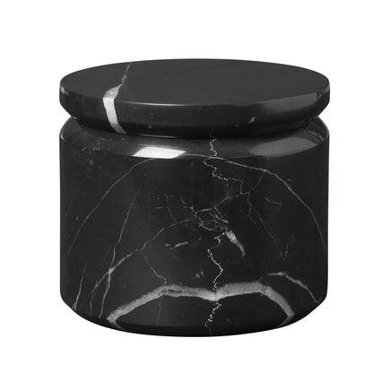 Förvaringsburk Pesa i svart marmor från Blomus