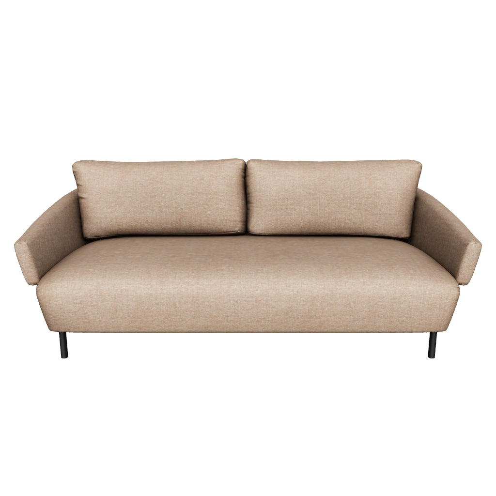 Morten 3-sits soffa i förstärkt verklighet (AR). Projicera soffan hemma innan köp online