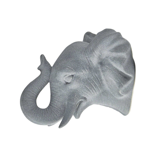 Figure de porcelaine Éléphant gris