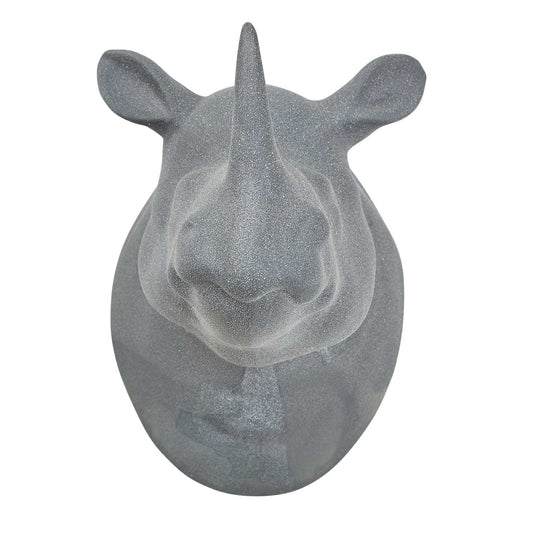 Figure de porcelaine Rhinocéros gris